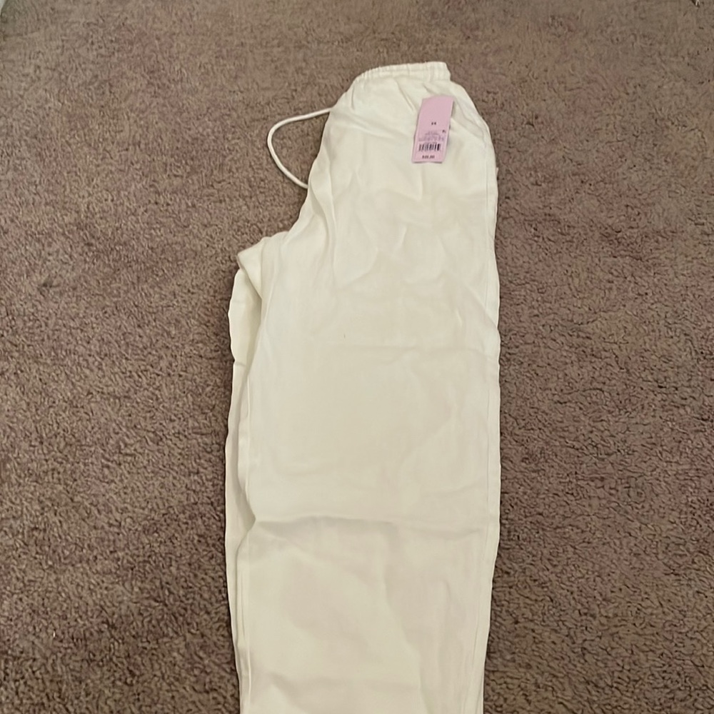White beach pants